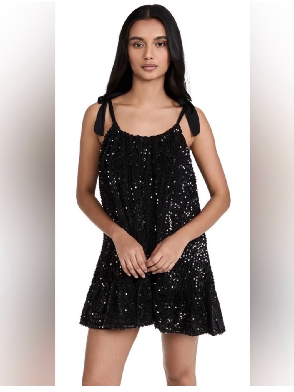 Free People Nova Convertible Sequin Mini Dress